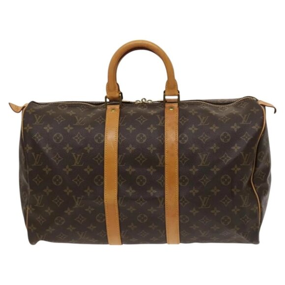 LOUIS VUITTON Monogram Keepall 45 Boston Bag M41428 LV Auth 126875 - Picture 2 of 14